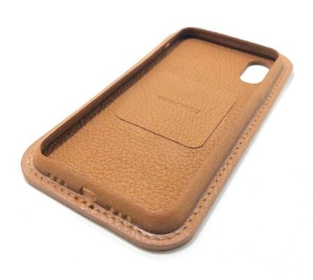 Brown Leather iPhone Case Color Side