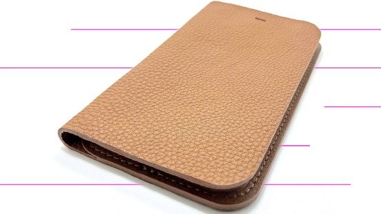 iPhone Leather Cover Brown